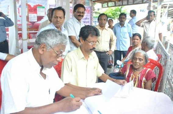 Mega health camp organized at Tripura